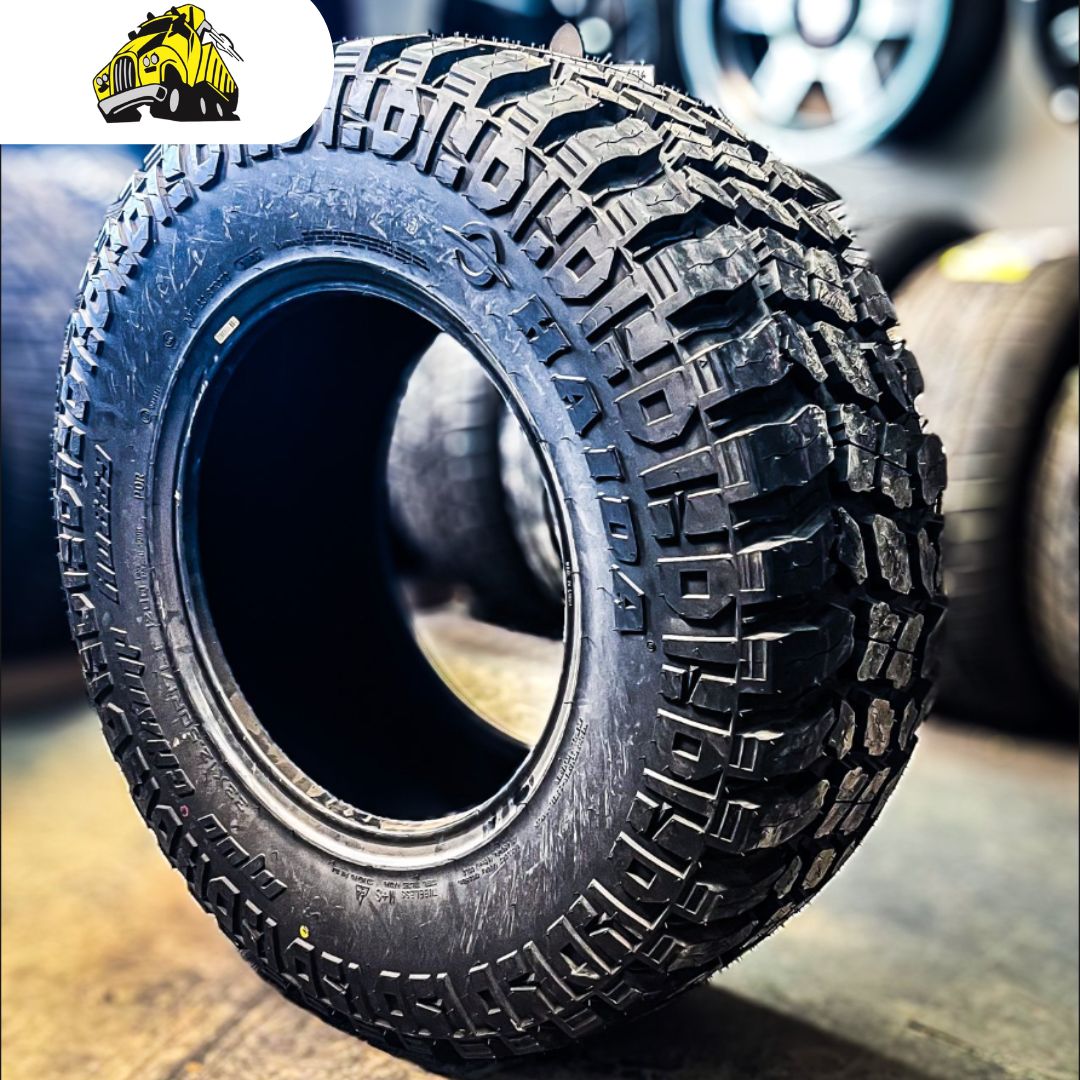thumbnail interactive-video image 1 of 4 New Haida HD869 M/T Tires - LT33x12.50R26, Mud Terrain, 33 12.50 26 1 of 4